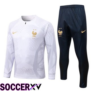 France Training Tracksuit White 2022/2023