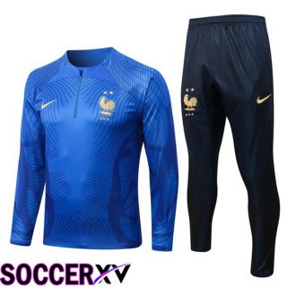 France Training Tracksuit Blue 2022/2023