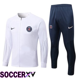 Paris Saint Germain Training Jacket Suit White 2022/2023