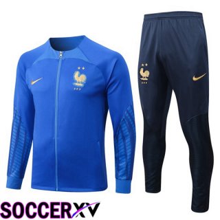 France Training Jacket Suit Blue 2022/2023