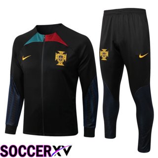 Portugal Training Jacket Suit Black 2022/2023