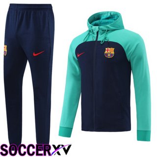 FC Barcelona Training Tracksuit Hoodie Green 2022/2023