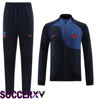 FC Barcelona Training Jacket Suit Black Blue 2022/2023