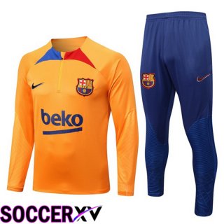 FC Barcelona Training Jacket Suit Orange 2022/2023