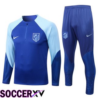 Atletico Madrid Training Jacket Suit Blue 2022/2023