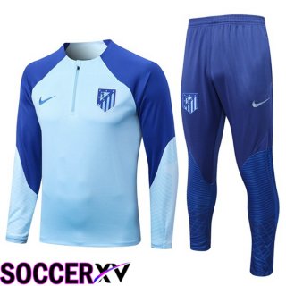 Atletico Madrid Training Jacket Suit Blue 2022/2023