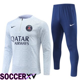 Paris Saint Germain Training Tracksuit Grey 2022/2023