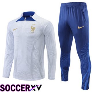 France Training Tracksuit White 2022/2023