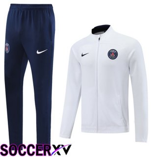 Paris Saint Germain Training Jacket Suit White 2022/2023