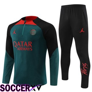 Paris Saint Germain Training Tracksuit Green 2022/2023