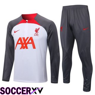 FC Liverpool Training Tracksuit White Grey 2022/2023