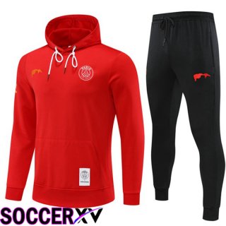 Paris Saint Germain Training Tracksuit Hoodie Red 2022/2023