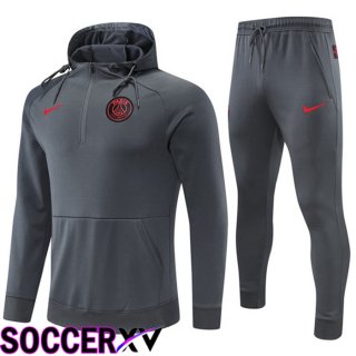 Paris Saint Germain Training Tracksuit Hoodie Grey 2022/2023