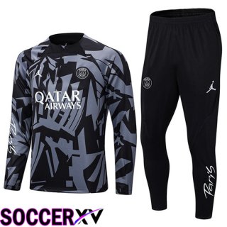 FC Barcelona Training Jacket Suit Black Grey 2022/2023