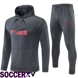 Paris Saint Germain Training Tracksuit Hoodie Grey 2022/2023