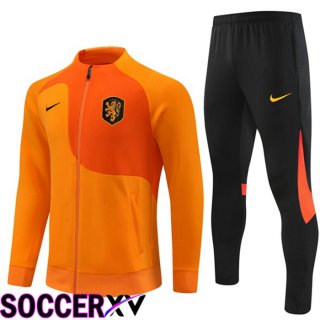 Netherlands Training Jacket Suit Orange 2022/2023