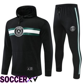 JORDAN Paris Saint Germain Training Tracksuit Hoodie Black 2022/2023