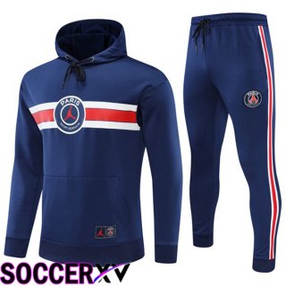 JORDAN Paris Saint Germain Training Tracksuit Hoodie Blue 2022/2023