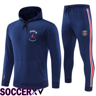 JORDAN Paris Saint Germain Training Tracksuit Hoodie Blue 2022/2023