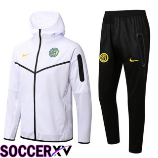 Inter Milan Training Tracksuit Hoodie White 2022/2023