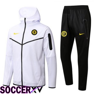 FC Chelsea Training Tracksuit Hoodie White 2022/2023