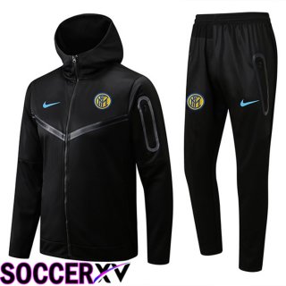 Inter Milan Training Tracksuit Hoodie Black 2022/2023