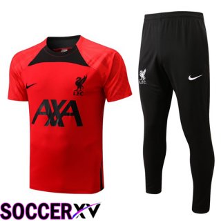 FC Liverpool Training T Jersey + Pants Red 2022/2023