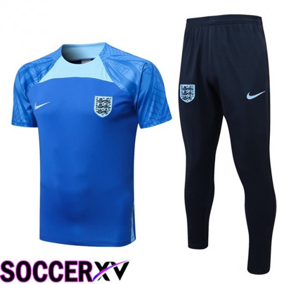 England Training T Jersey + Pants Blue 2022/2023