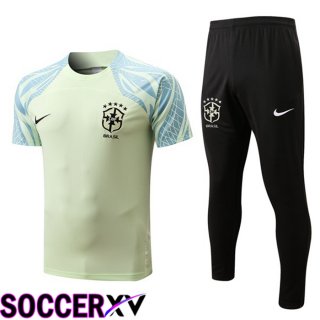 Brazil Training T Jersey + Pants Yellow 2022/2023