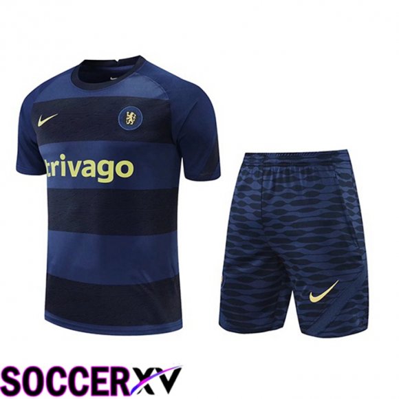 FC Chelsea Training T Jersey + Shorts Royal Blue 2022/2023