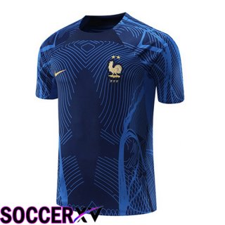 France Training T Jersey Blue 2022/2023