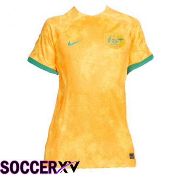 Australia Womens Home Jersey Yellow World Cup 2022