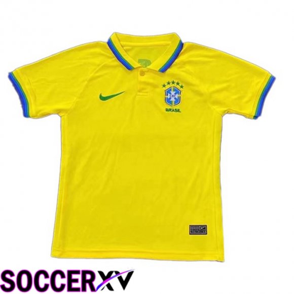 Brazil Home Jersey Yellow Version Leak World Cup 2022