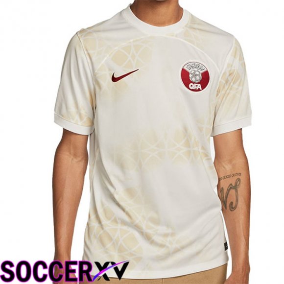 Qatar Away Jersey White World Cup 2022