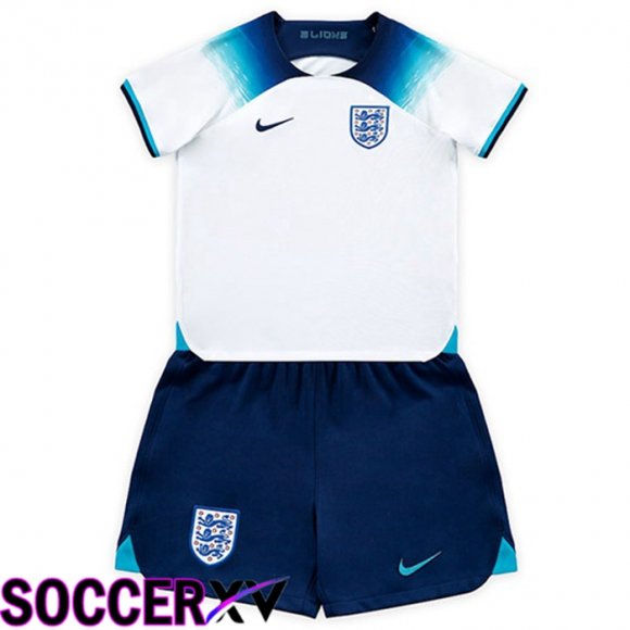 England Kids Home Jersey White World Cup 2022