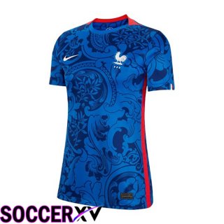 France Womens Home Jersey Blue Euro 2022