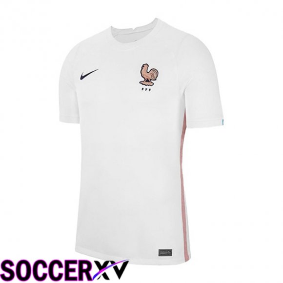 France Womens Away Jersey White Euro 2022