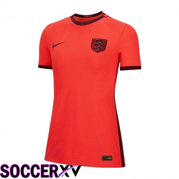 England Womens Away Jersey Red Euro 2022