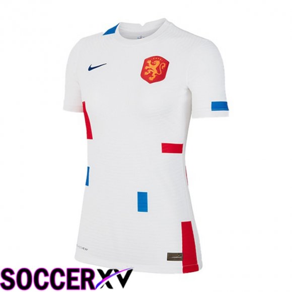 Netherlands Womens Away Jersey White Euro 2022