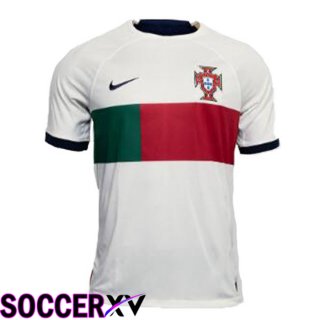 Portugal Womens Away Jersey White Red 2023/2023