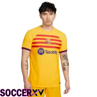 FC Barcelona Soccer Jersey Fourth Yellow 2022/2023