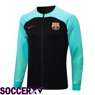 FC Barcelona Training Jacket Black Green 2023/2024