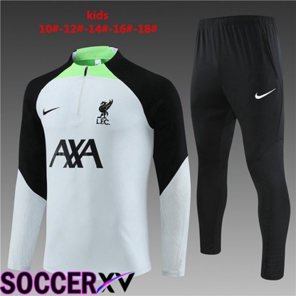 FC Liverpool Kids Training Tracksuit Suit Grey 2023/2024