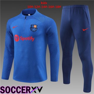 FC Barcelona Kids Training Tracksuit Suit Blue 2023/2024