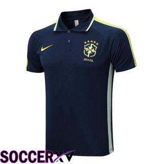 Brazil Soccer Polo Royal Blue 2023/2024