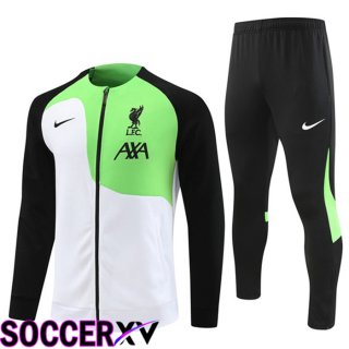 FC Liverpool Training Jacket Suit White Green 2023/2024