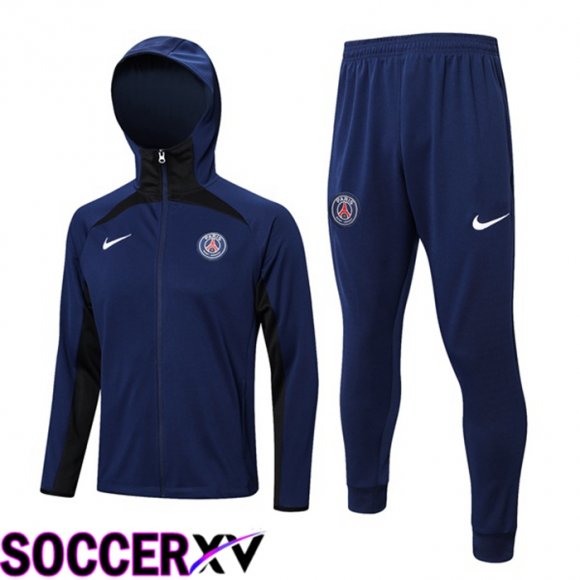 Paris Saint Germain Training Tracksuit Hoodie Royal Bluee 2023/2024