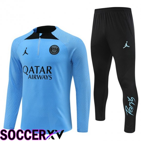 Paris Saint Germain Training Tracksuit Suit Blue 2023/2024