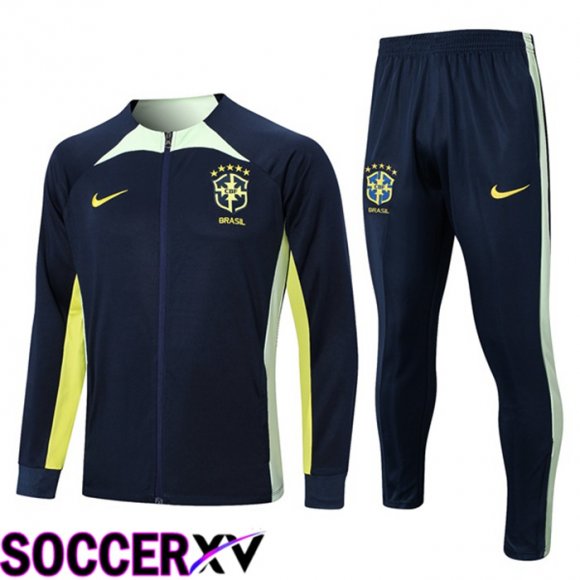 Brazil Training Jacket Suit Royal Bluee 2023/2024