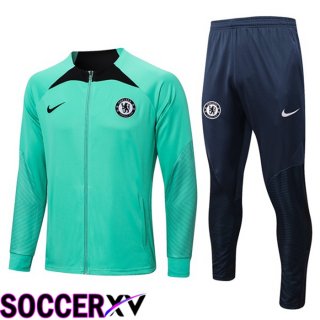 FC Chelsea Training Jacket Suit Green 2023/2024